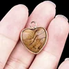 Picture Stone Single Pendant (Gold)