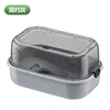 Caja tortuga simple gris