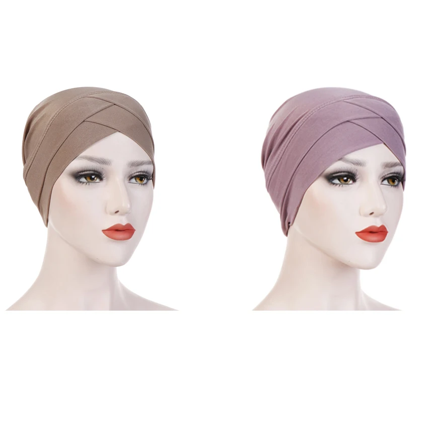 2021 Full Cover Inner Hijab Caps Muslim 