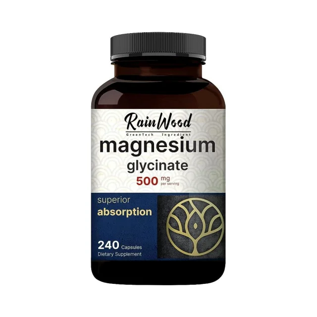 Pure Magnesium Glycinate 500mg Magnesium Glycinate Powder Magnesium