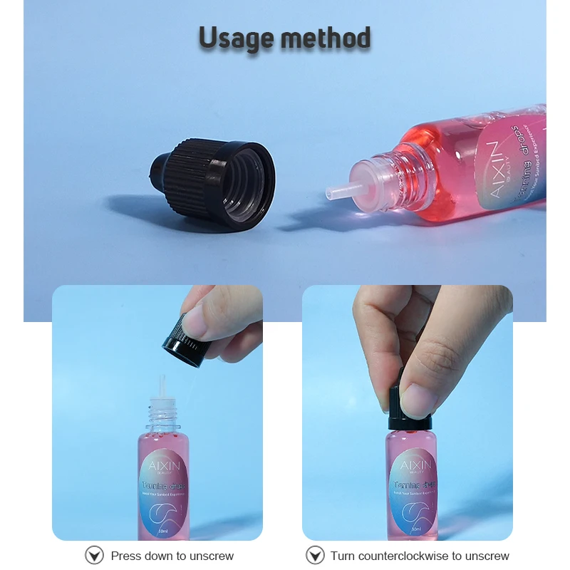 Aixin Private Label 15ml Tanner Customize The Taste Delicious Vegan