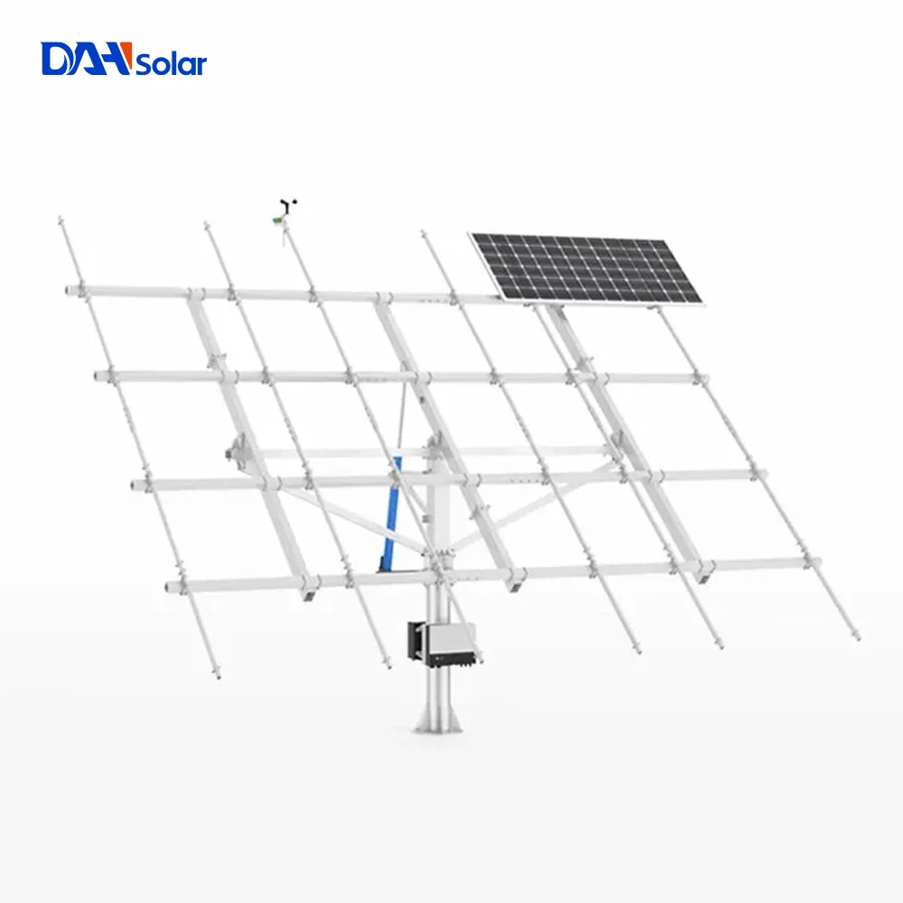 DAH Solar Dual Axis Solar Tracking System Galvanized Steel Solar Mounting Bracket