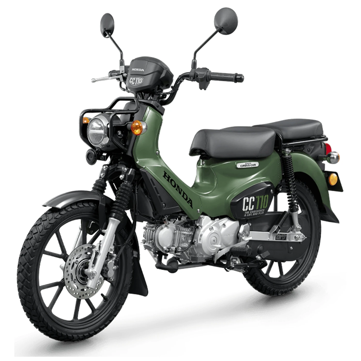 Motor Honda Cross CUB CC110: Kecepatan >80km/h, 107 kg