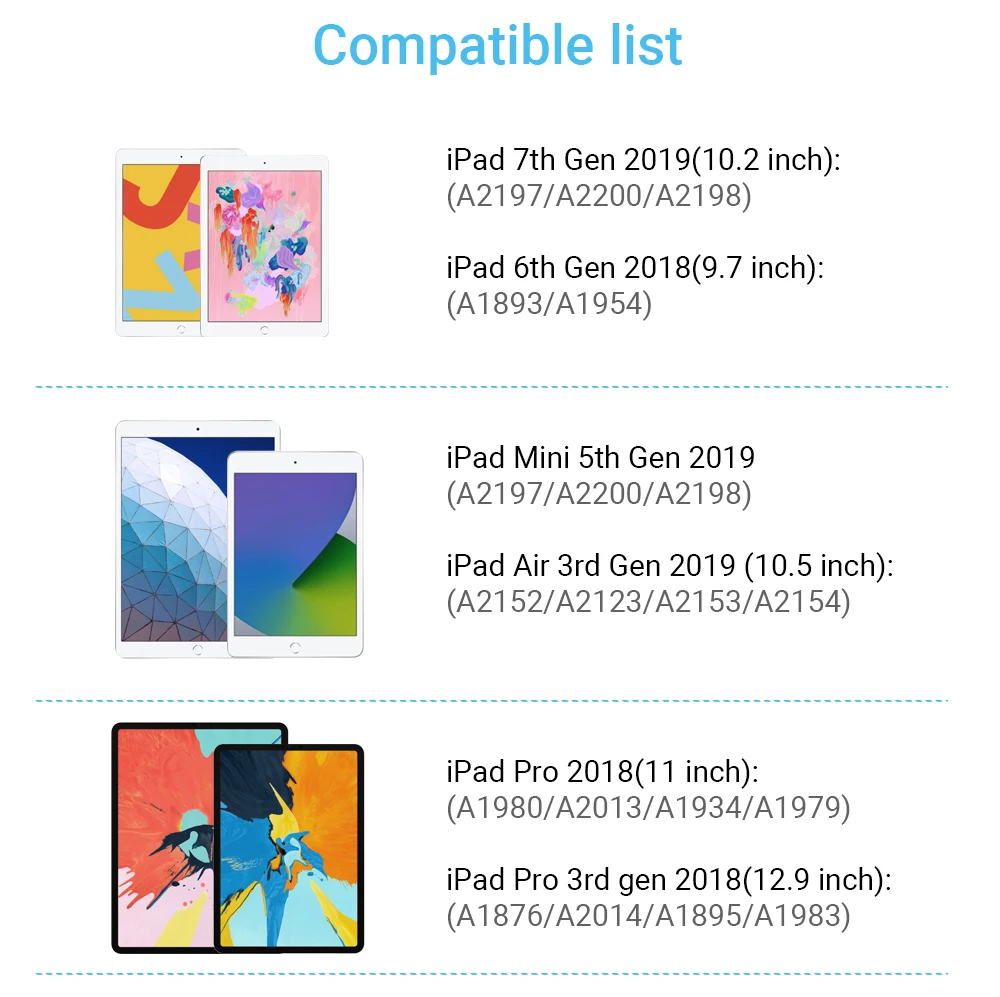 
Новый дизайн смарт-две модели тач стилус S Pen Стилус для iPad Pro 2020 для всех сенсорных экранов планшетов Apple Stylus карандаш 