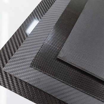 Customizable Size 3K 6K 12K Full Carbon Fiber Sheet Plate Slab Block 5mm-30mm Twill Matte Plain Glossy 100% Carbon Product