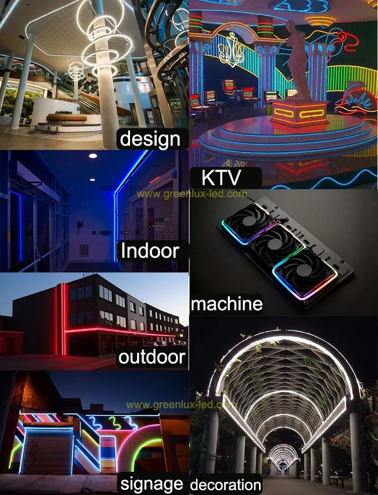 2024 RGB DMX Addressable Programmable Smart Rgb Neon Flex Led Strip Lights Factory
