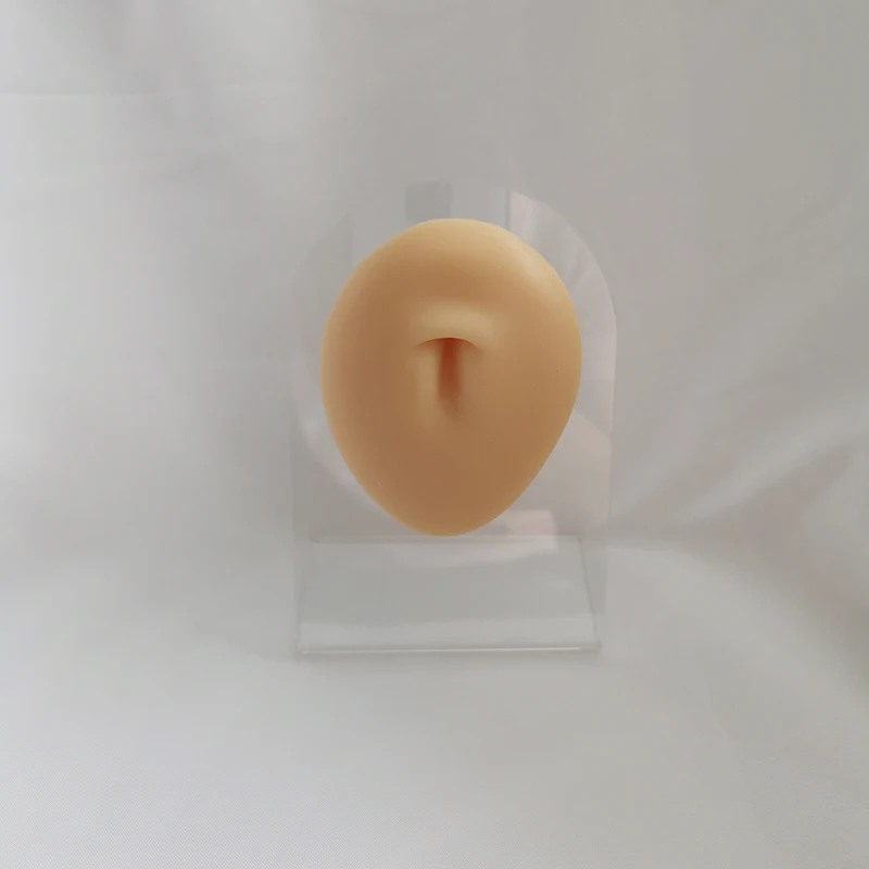 Silicone Navel Button Model for Belly Piercing Jewelry Display