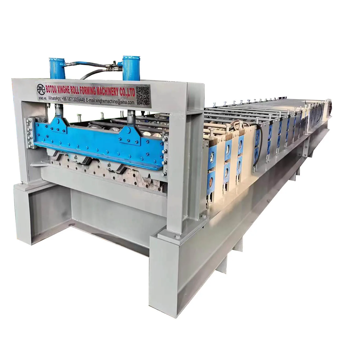 Steel Structure Deck Floor Decking Roll Forming Machine On Sale - Buy ...