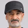Chapeau plat à cinq pointes, gris