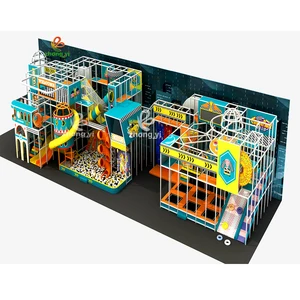 CE Certified Family Play Center Customized Indoor Playground Equipment Naughty Castle for Kids 3-15 Age