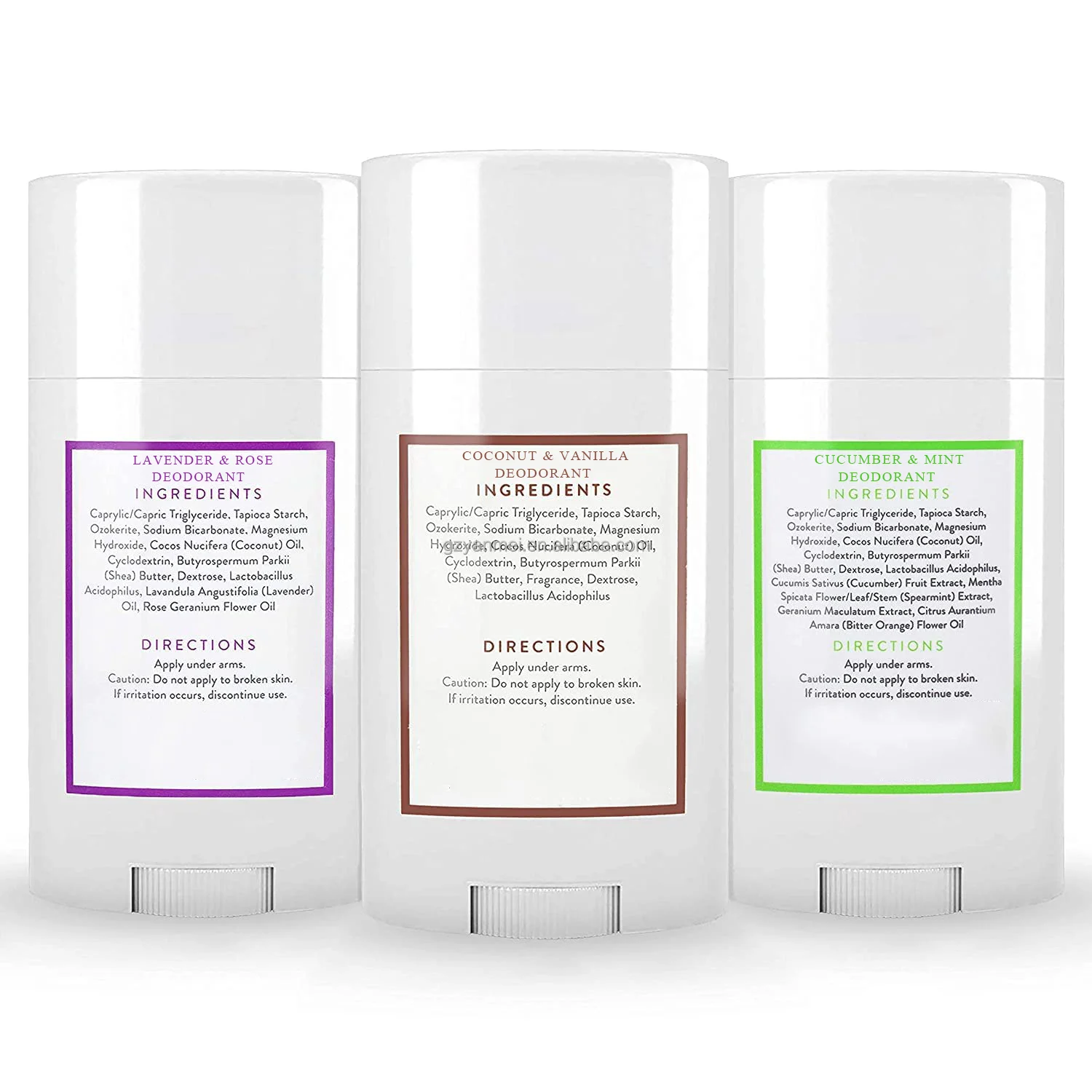 Vegan Whitening Body Solid Deodorant Antiperspirant Stick Aluminum Free