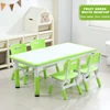 Fruit green white desktop-1 table 4 chairs