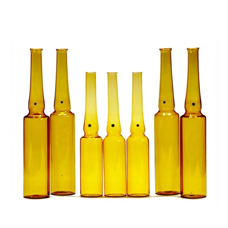 Wholesale clear amber clear injection glass ampoules bottle ampoules vial for pharmaceutical use
