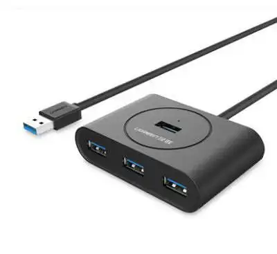 4 Port USB Hub 3.0 Station with OTG Extension Cable