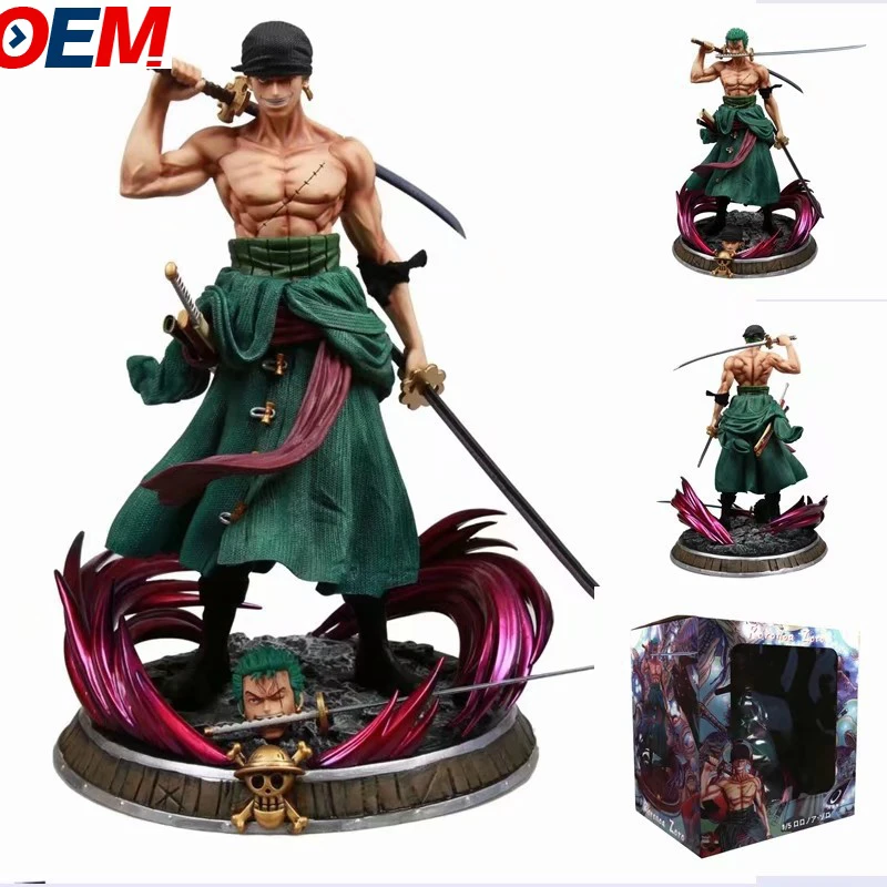 Oem Japanese Action Figure Articulated Toys Roronoa Zoro Anime Statue