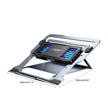 D20 Notebook Laptop COOLER for Computer Fan Tablet Support Radiator Professional Heat Dissipation With DualCore Cooling