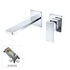 Chrome square hot melt valve body style