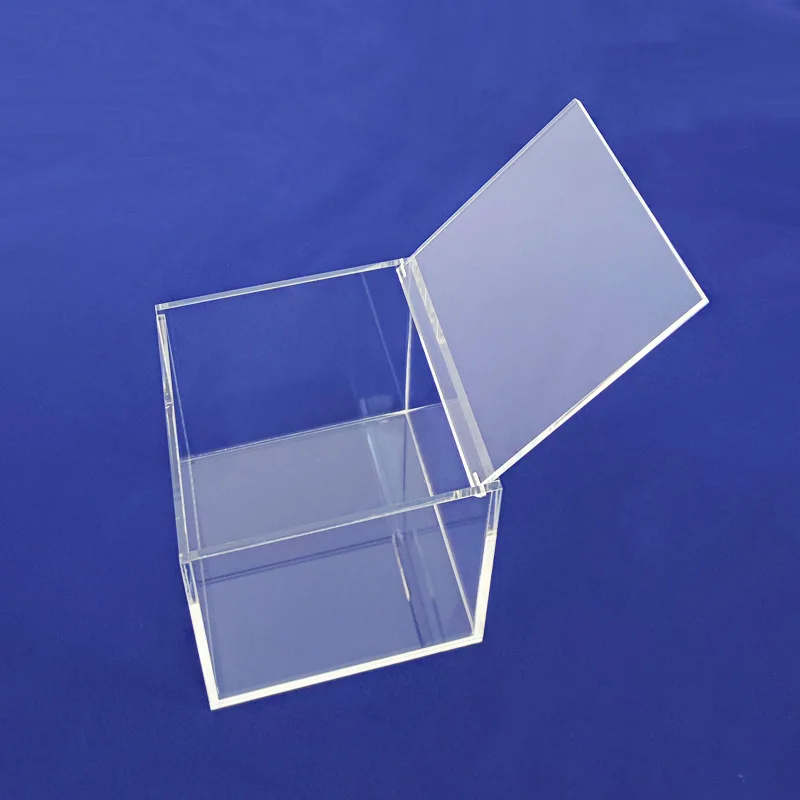 Factory Price Wholesale Small Acrylic Box With Lid