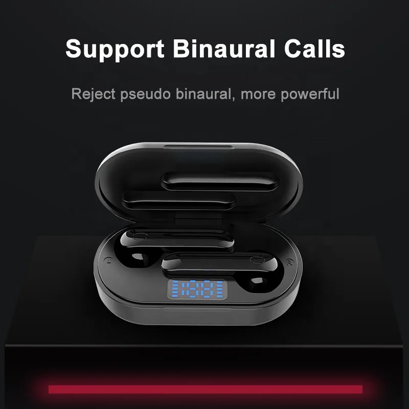 True Stereo Sound V5.0 In-ear TWS беспроводные наушники-вкладыши BT наушники Водонепроницаемая зарядная коробка