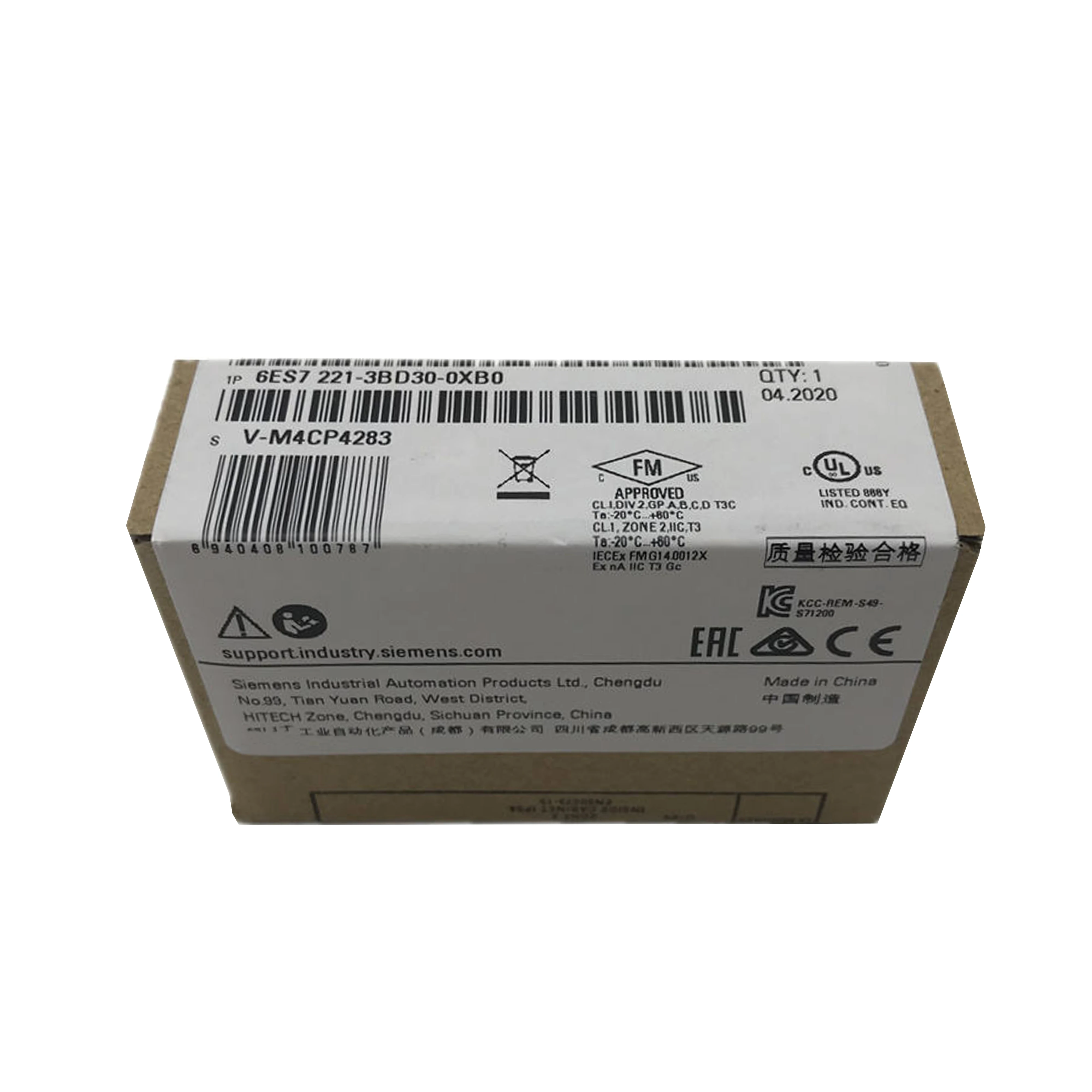 new original 6es7 221 3bd30 0xb0 6es7221 3bd30 0xb0 digital input module for siemens simatic s7 1200 plc series features 4 point digital input electrical isolation high anti interference and fast signal response -1