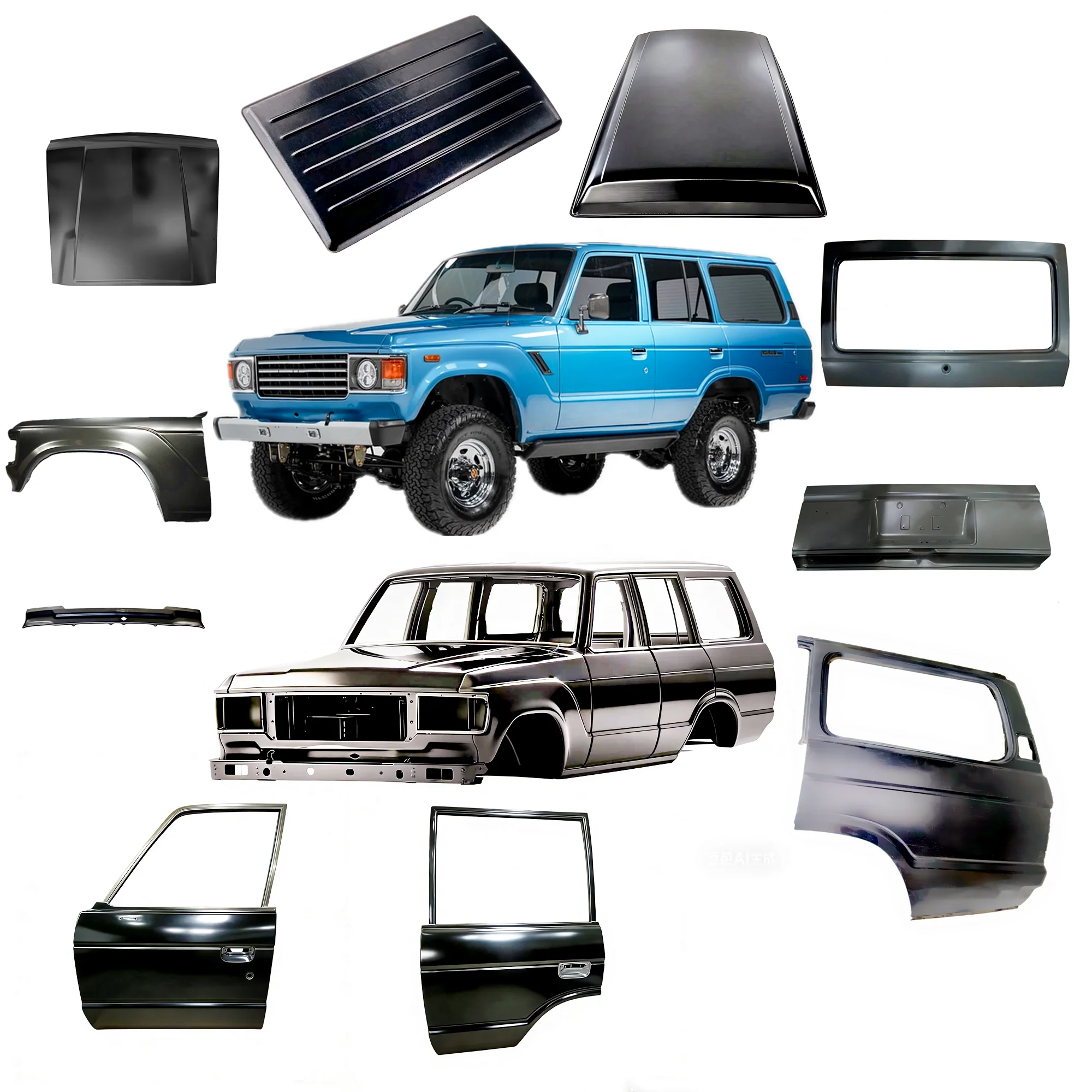 Car Roof Hardtop Tailgate Lid For Land Cruiser 60 FJ60 HJ60 BJ60 1982-1986 Car Body Parts