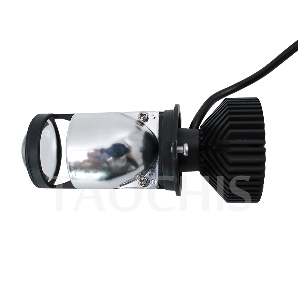 TAOCHIS MINI H4 BI LED Projector Light Bulbs T9 High Power  Compatible With Headlights Retrofit Custom Headlamps Conversion