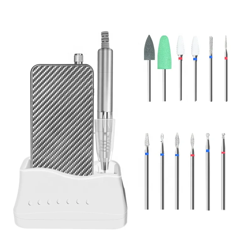 2077 AT-NDB-186 Professional Rechargeable Battery Nail Drill & Polisher 35000RPM Portable Pedicure Machine details