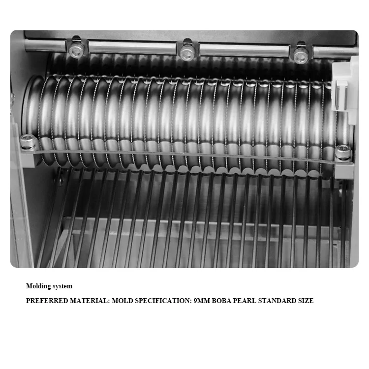 Boba Pearl Rolling Machine High Capacity Tapioca Pearls Making Machine Tapioca Starch Round Pearls Ball Forming Machine