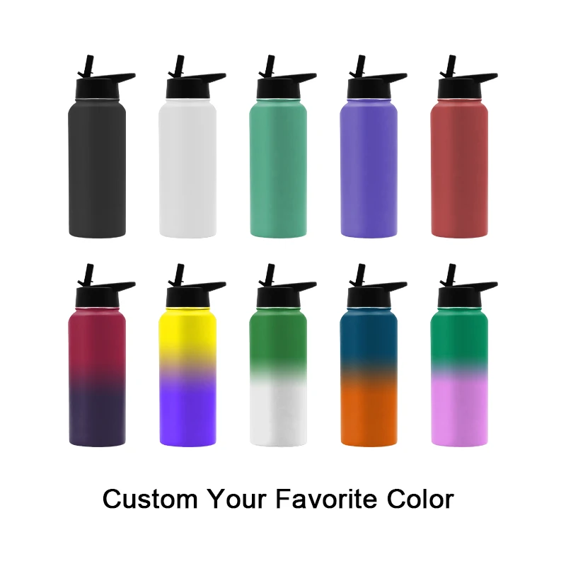 Custom Insulated Water Bottle Drink Metal Thermos Bottle Vacuum Flask