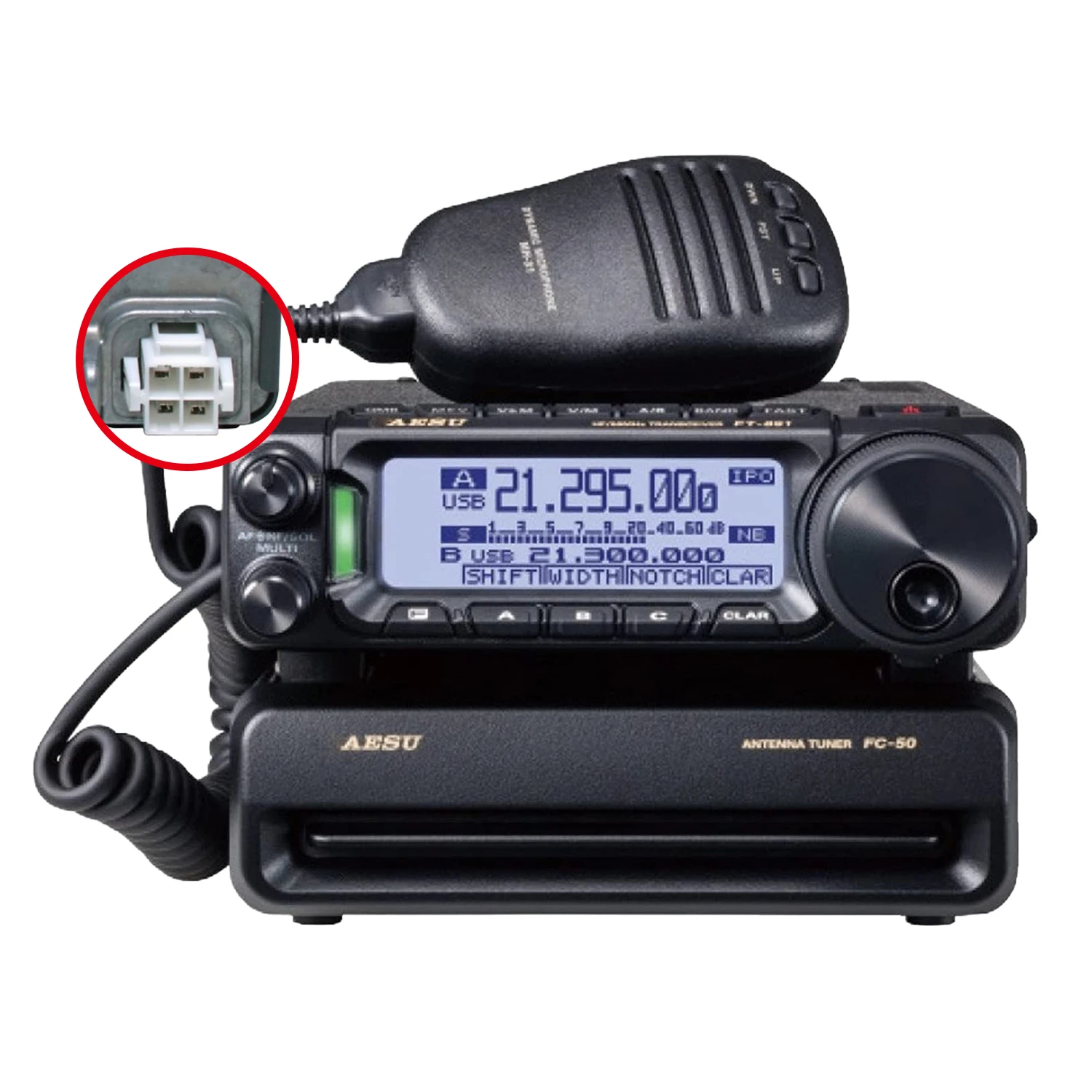 Yaesu Ft-891 Ft891短波移動無線ベース100W SSB CW AM FM HF 50MHz