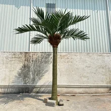 Customized Big Artificial Coconut Tree Plant Wholesale Outdoor Plastic Artificial Palm Tree for Garden Decoration