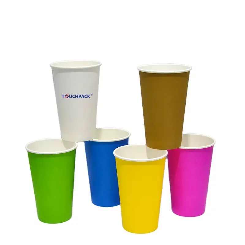 Eco-friendly Disposable Paper Cups PrintedSingle Wall Paper Coffee With Logo Nescafe Paper Cup