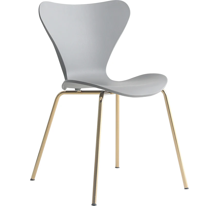 white plastic dining chairs with metal legs