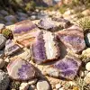 amethyst agate slab