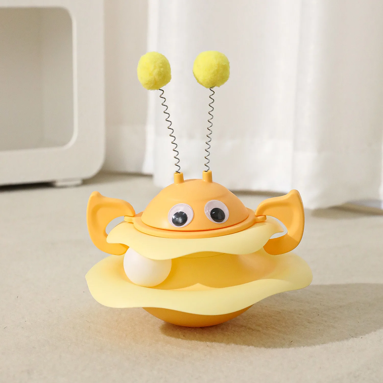 New Interactive Cat Toy Ball Bee Tumbler Cat Teaser Pet Training Smart Laser Toys for Indoor Pet Supplies factory