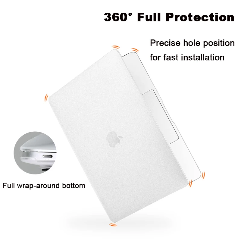Super Lightweight Frosted Matte Shockproof Case For Laptop Macbook Pro