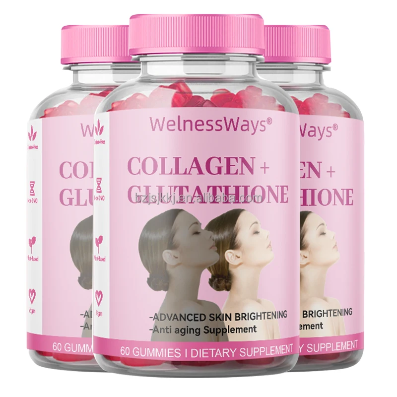 Skin Whitening Original Glutathione Collagen Gummies Glow Supplements  Glutathione Gummy Candy| Alibaba.com