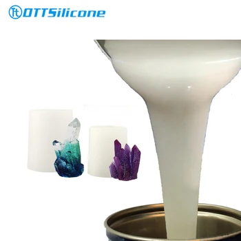 Factory price silicone clear silicone rtv2 silicone for resin craft