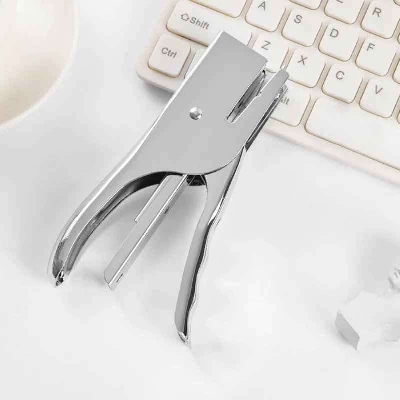 Хит продаж металлические ручные степлеры для школьного офиса