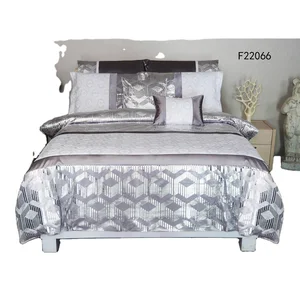 Rancho Factory Fancy Custom Designer Microfiber Alternative Fluffy Queen Size Bedspread Bedding Comforter Sets