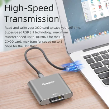 KingMa Portable and High-speed USB C XQD Card Reader for Nikon XQD Card Reader detail image