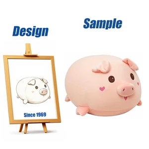 Shengye Stuff Figure Toy Plushies Custom Cute Stuffed Pink Color Super Soft Animals Pig Custom Plush Toy Pillow for Baby Gifts