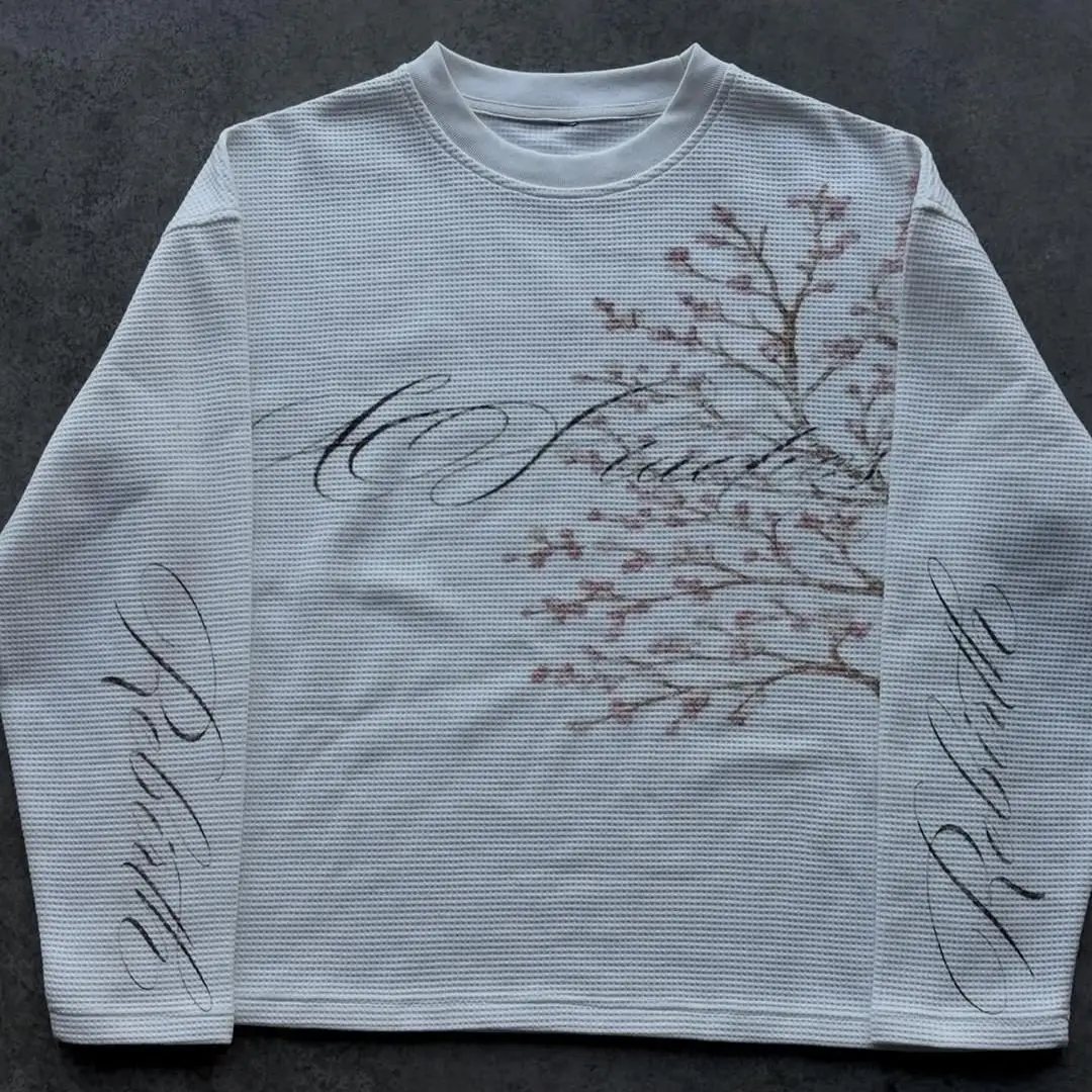 T-shirt dla mężczyzn w stylu ulicznym, oversized, o kroju prostokątnym, wykonany z wysokiej jakości dzianiny, z możliwością nadruku cyfrowego i innych wzorów na zamówienie