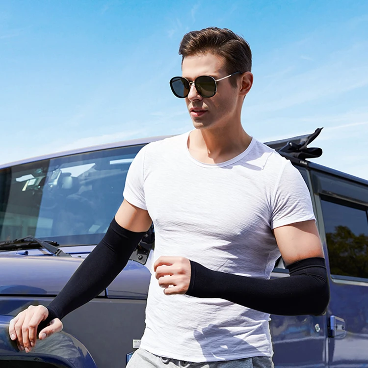 GOLOVEJOY HB04  Wholesale Custom UV Protection Elastic Cycling Arm Sleeves Outdoor Sports Basketball Golf Arm Sleeves for Women