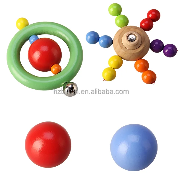 Montessori Wooden Ball Track Roller Coaster Track Speed Racing Ball