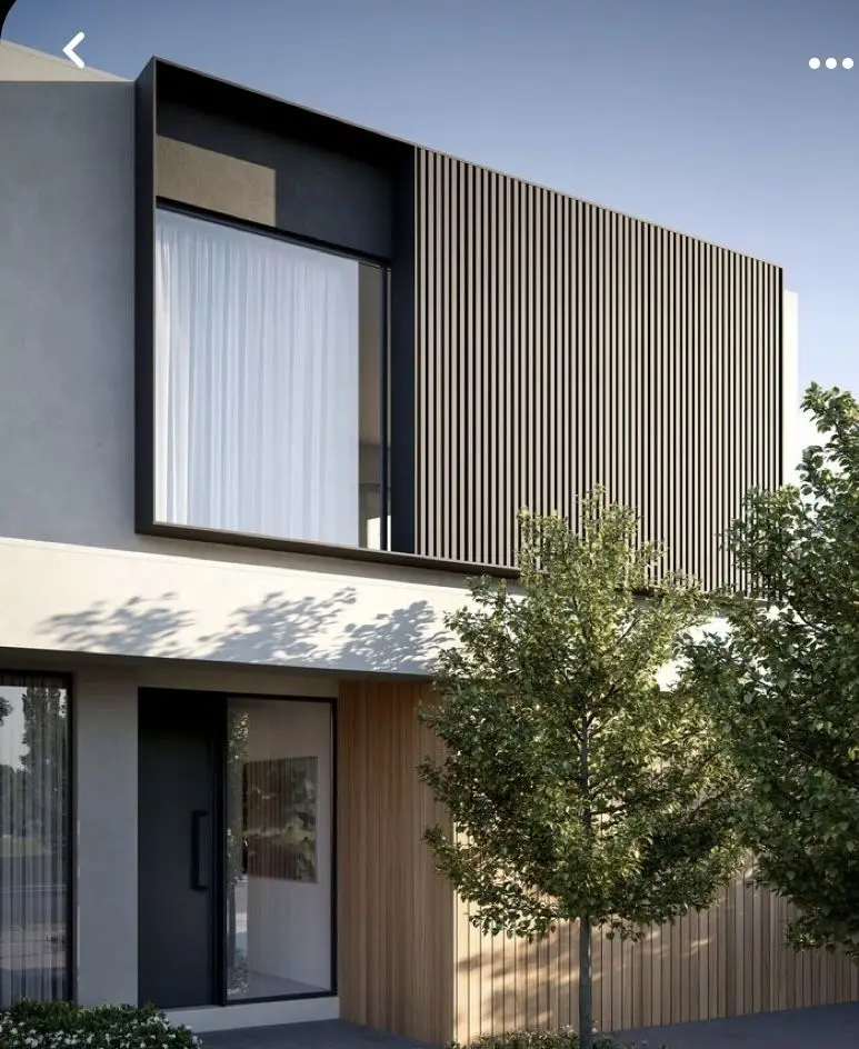 Timber Look Batten Aluminum Cladding Exterior Wall| Alibaba.com