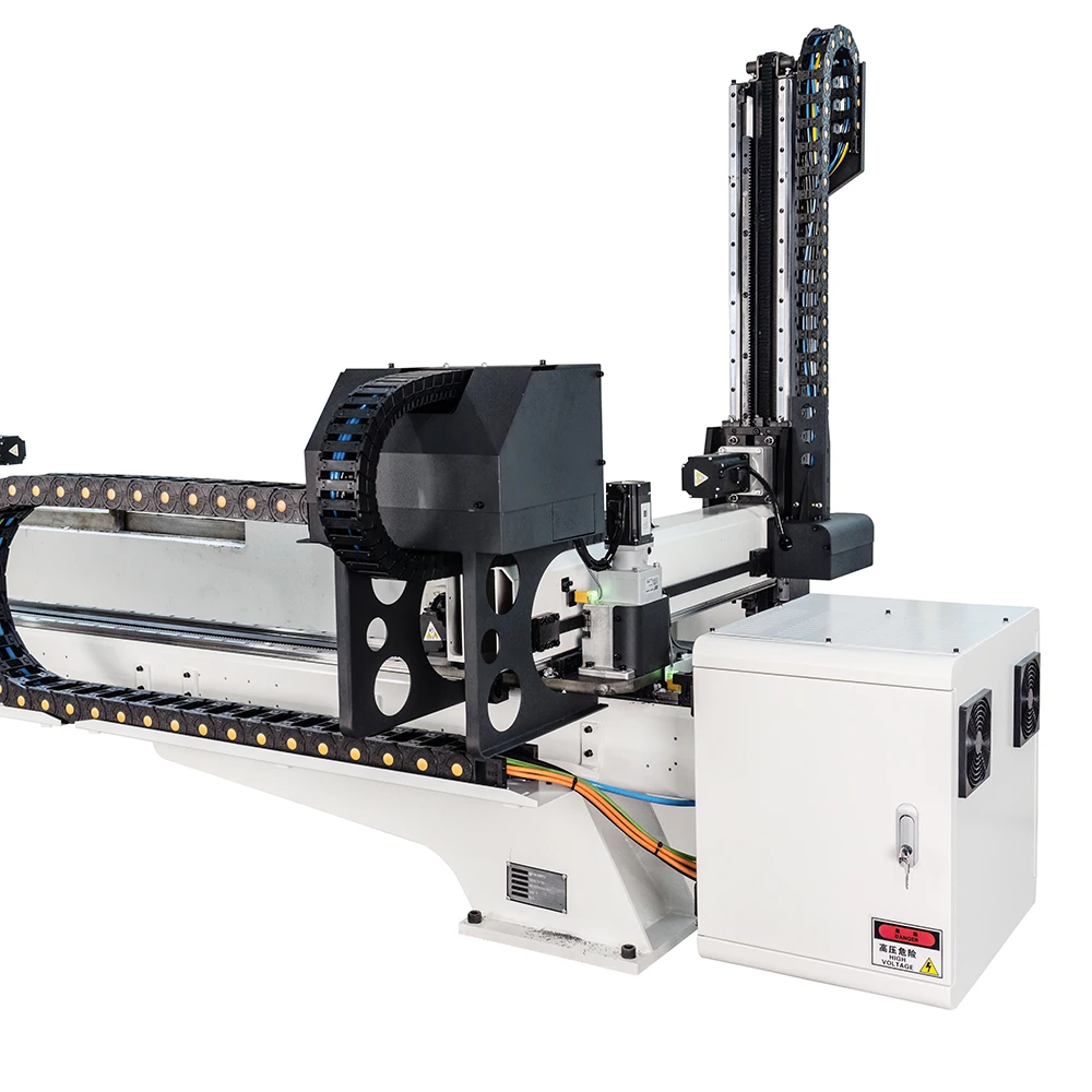 Máquina de moldagem por injeção industrial servo de cinco eixos, braço mecânico, manipulador de máquina de injeção de robô