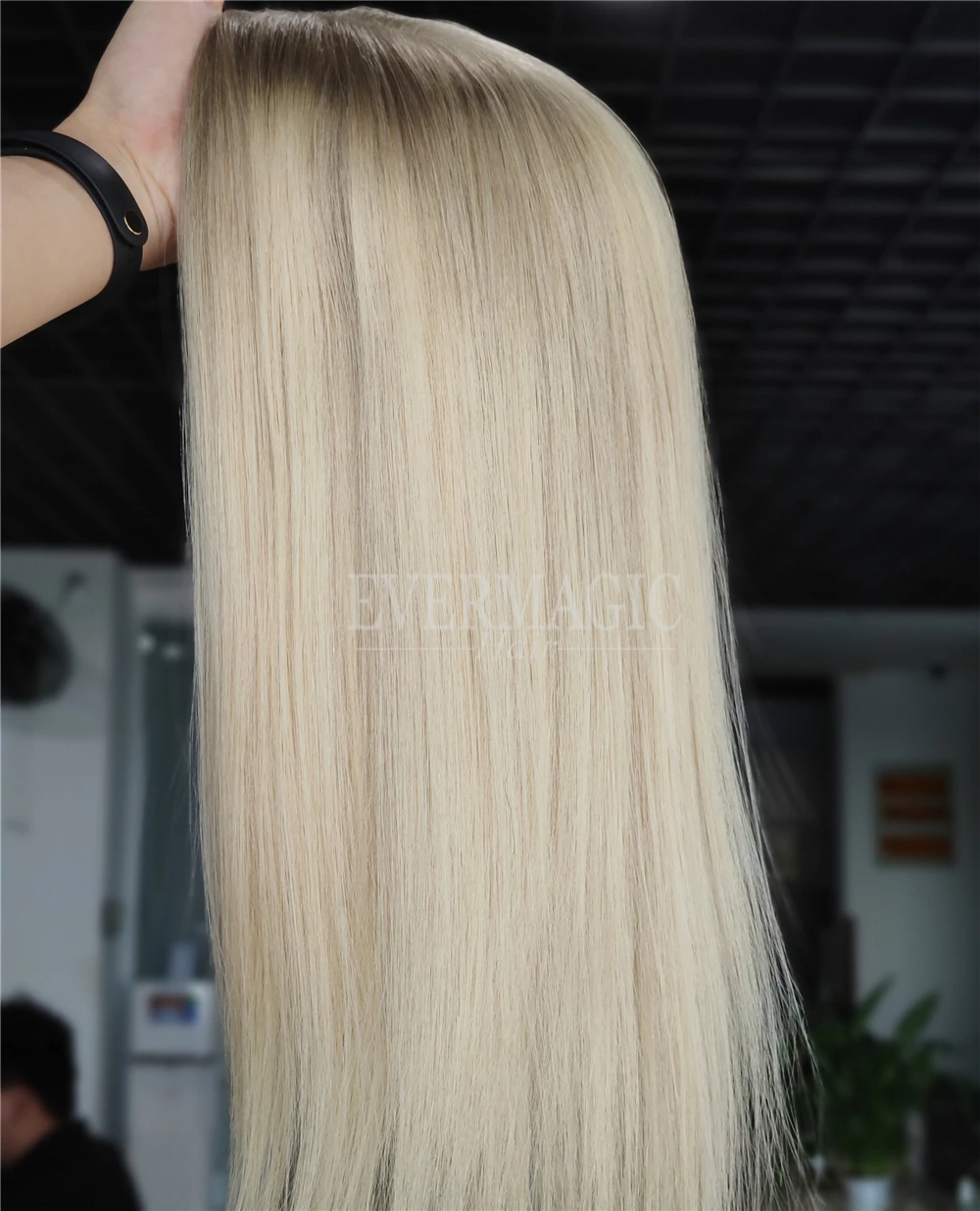Balayage Ombre Ash Blonde Color Skin Top Human Hair Toppers Top Pieces For Thinning  Hair Women Hair Loss Soulation - Buy Skin Silk Base Hair Replacement Make  Up,Hair Pieces Hair Loss Soulation,Hair