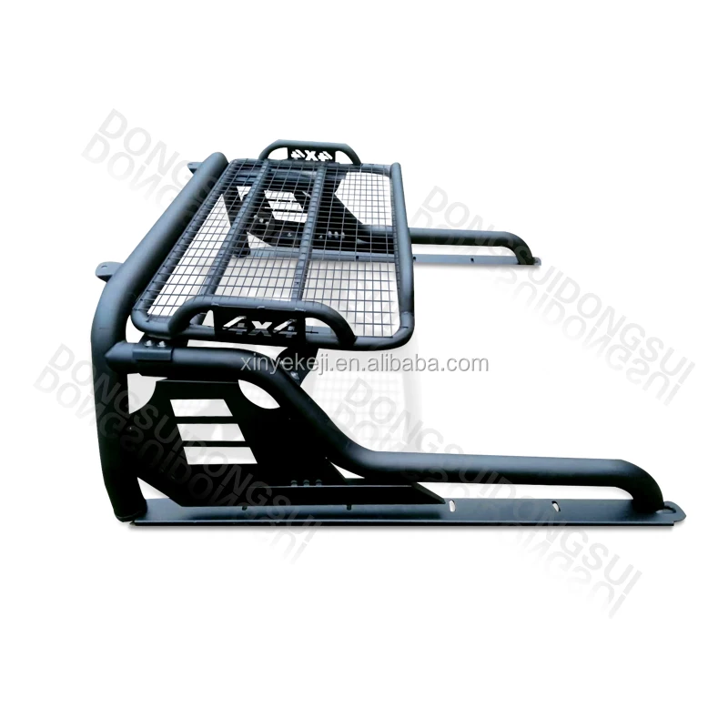 Hot Sale Car Accessories 4x4 Universal Pickup Roll Bar With Roof Rack for Toyota Hilux Vigo Ford Ranger F150