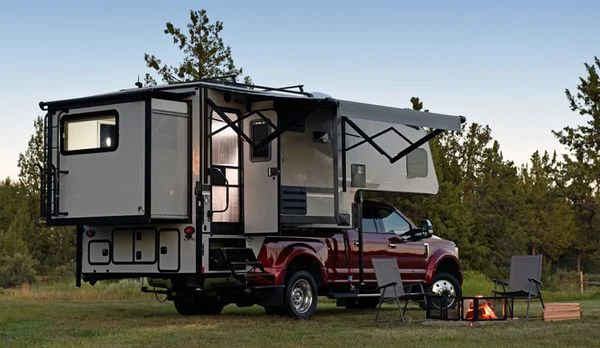 Ecocampor Short Bed Cabover Bigfoot Short Bed Slide in Truck Box Camper ...
